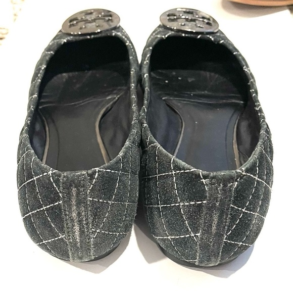 Tory Burch
Pewter Quilted Suede Ballet Flats - Picture 6 of 6